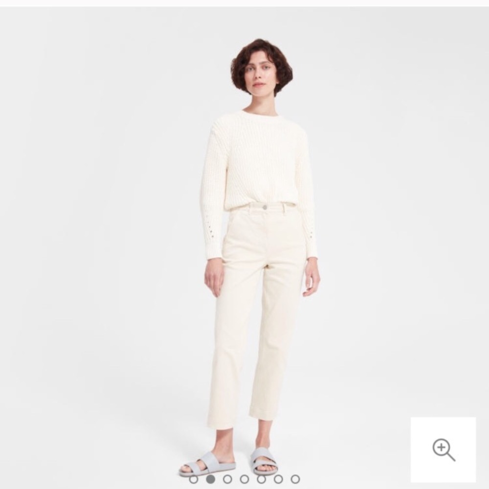 EVERLANE straight leg crop pant